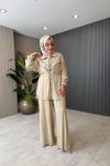 Pantalon Takım Bej
