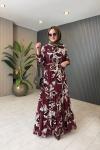 Reyyan Elbise Bordo