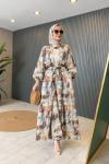Kimono Takım Bej