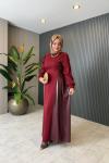 Mavera Elbise Bordo