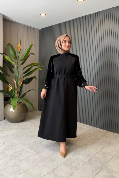 Yelda Elbise Siyah