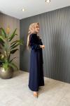 Yelda Elbise Lacivert