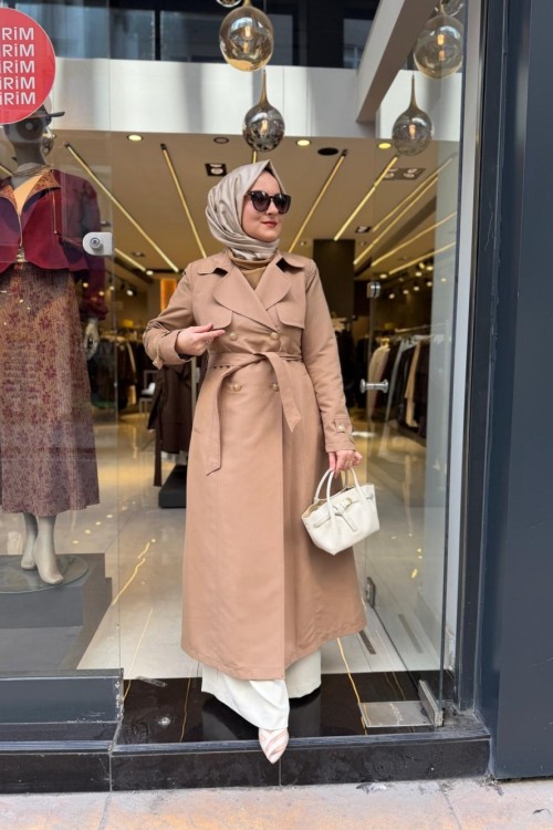 Zincirli Trenç Kap Camel