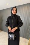 Lolita Etekli Takım Siyah