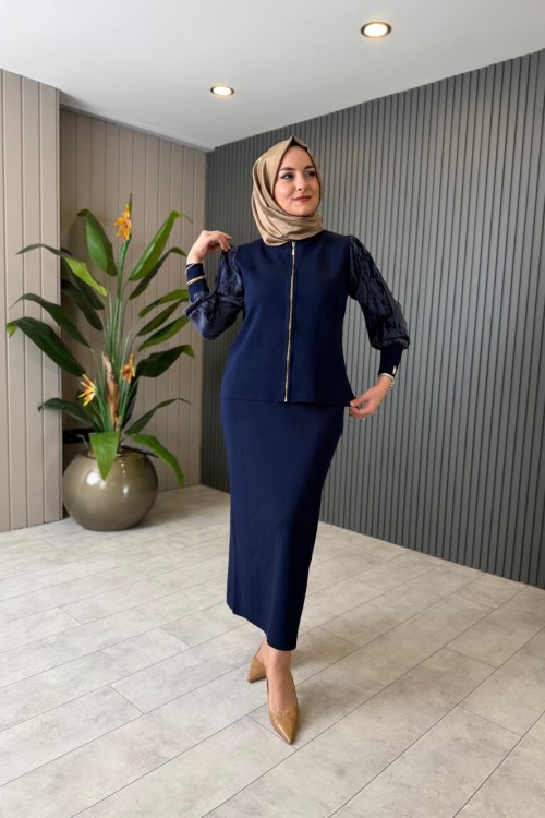 Lolita Etekli Takım Lacivert