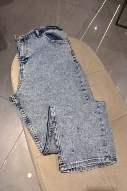 Yağmur Kot Pantalon Mavi