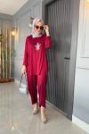 Beymen Pantolonu Takım Bordo