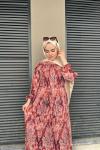 Mina Elbise  Bordo